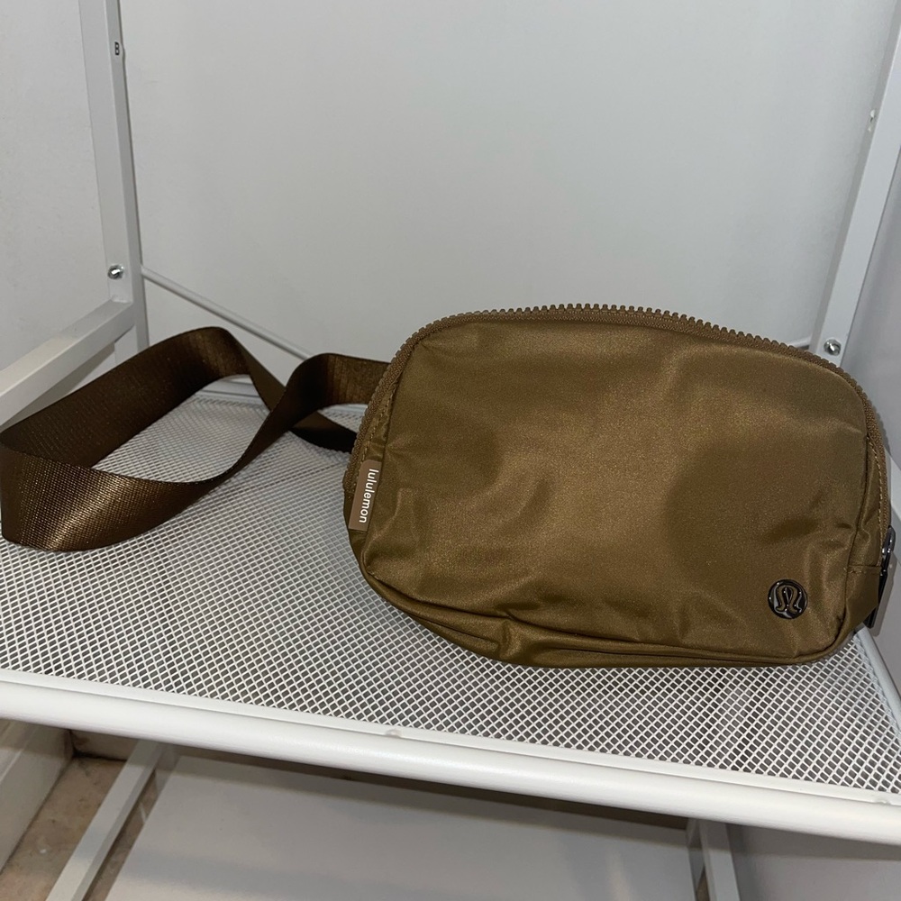 Lululemon Athletica Tan Crossbody Bag